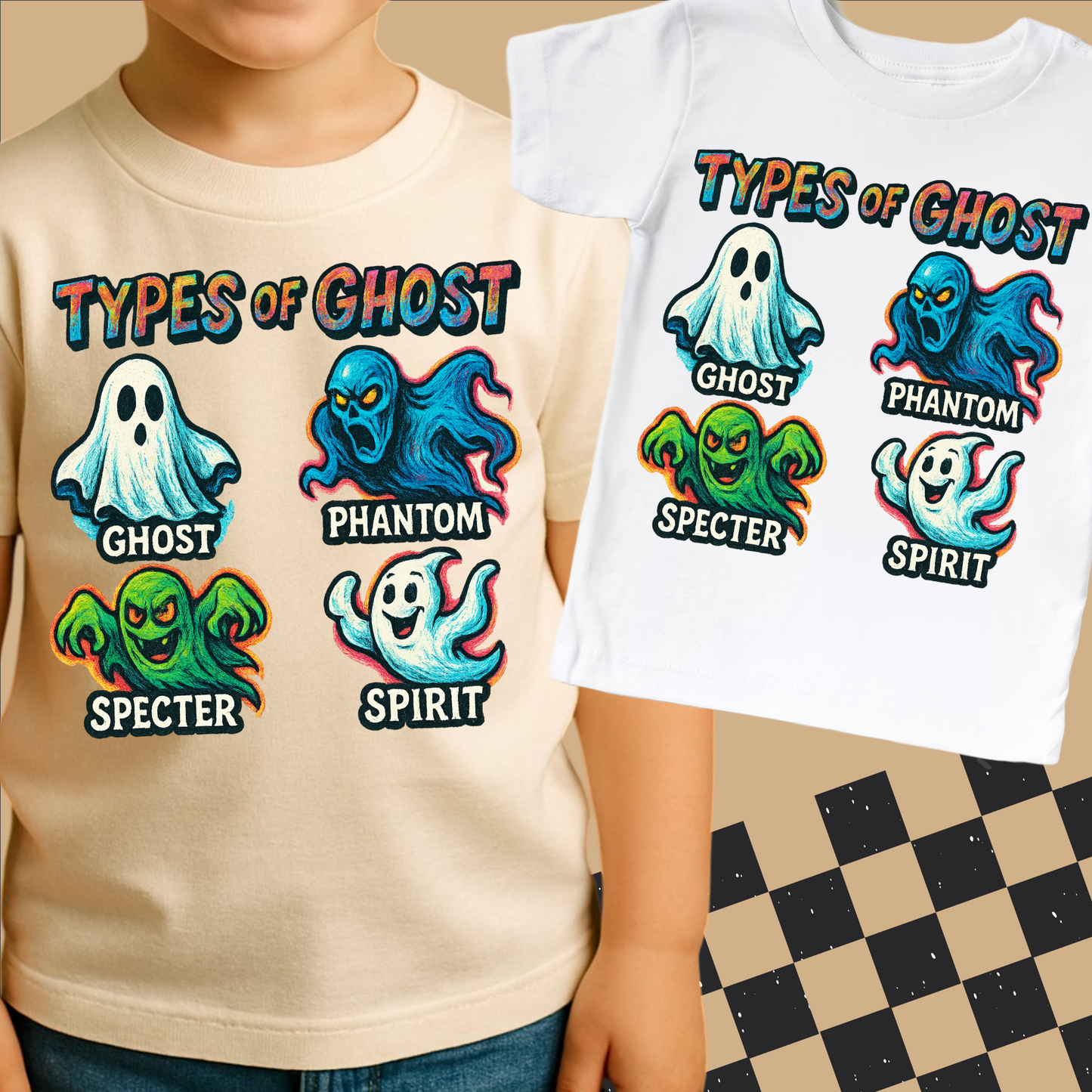 Types Of Ghost Halloween Shirt - Halloween Tee-Miller Ranch TX