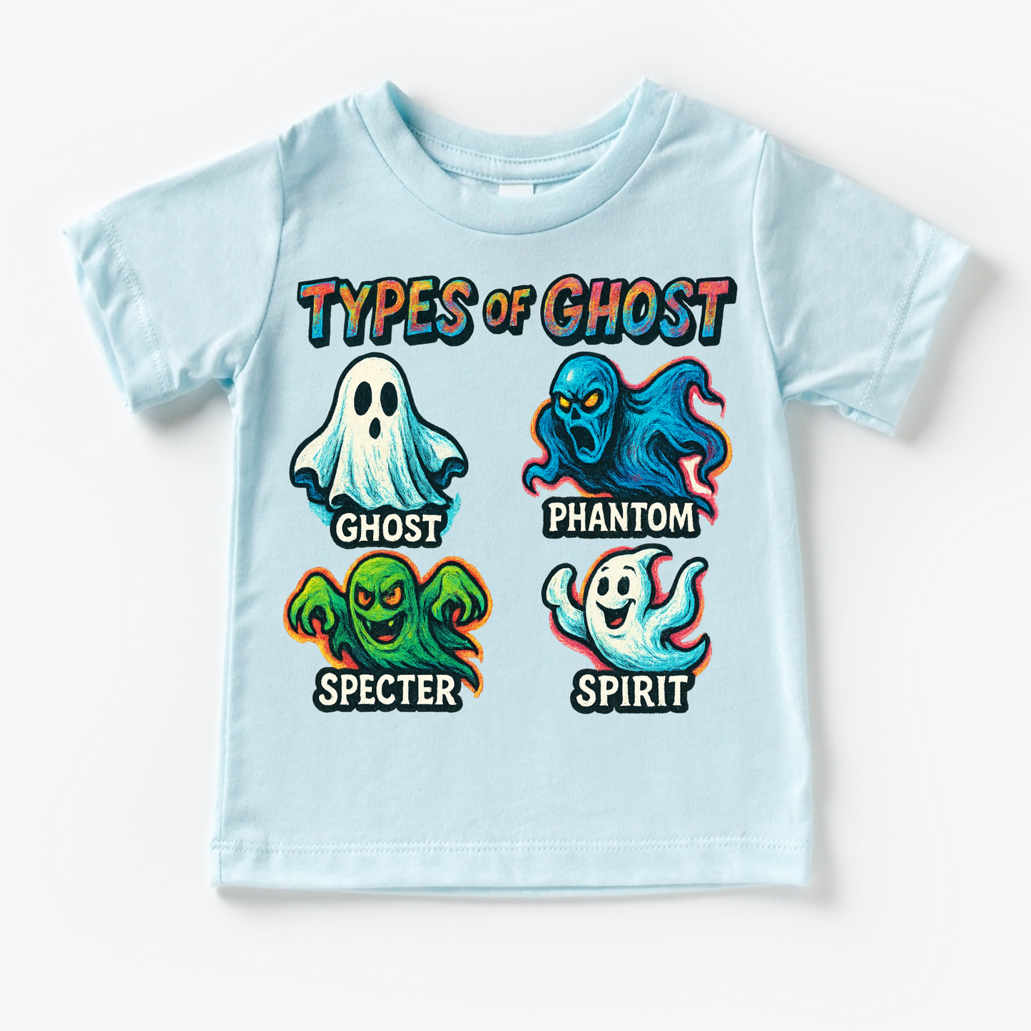 Types Of Ghost Halloween Shirt - Halloween Tee-Miller Ranch TX