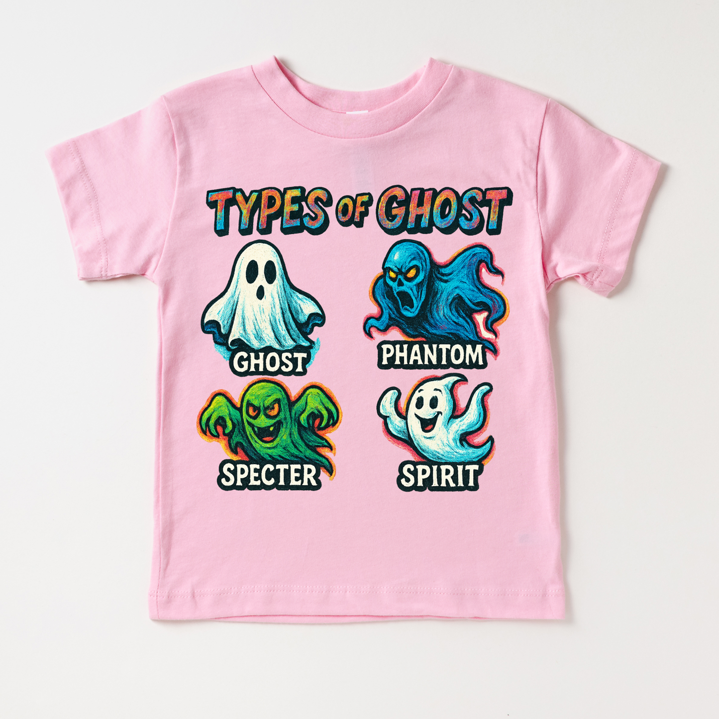 Types Of Ghost Halloween Shirt - Halloween Tee-Miller Ranch TX