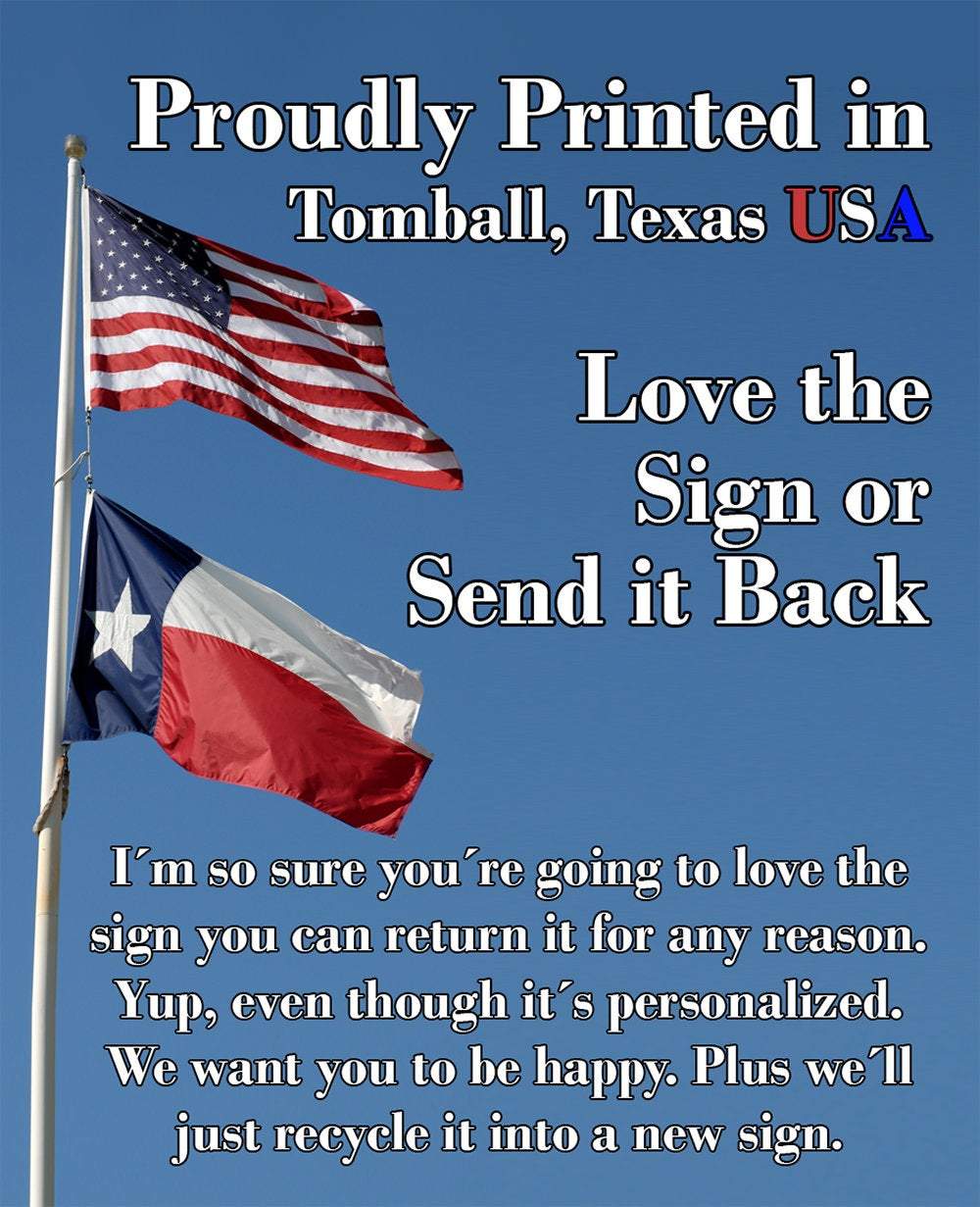 America - Metal Sign-Miller Ranch TX