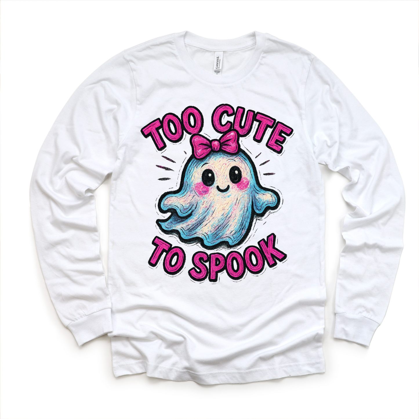 Too Cute To Spook Halloween Shirt - Girls Halloween Tee-Miller Ranch TX