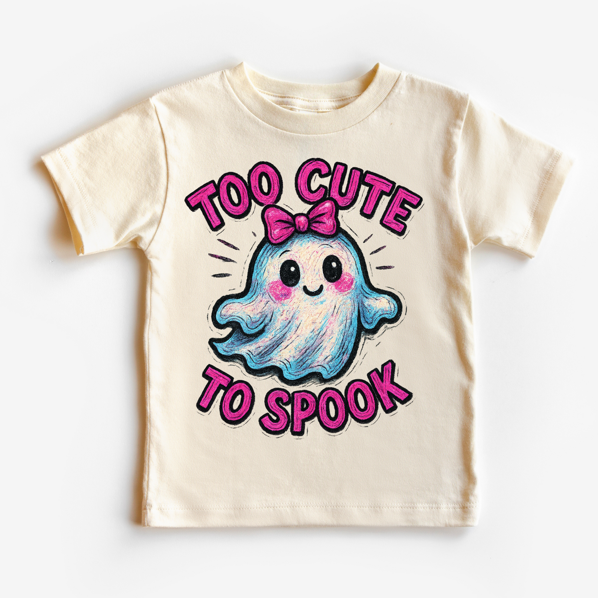 Too Cute To Spook Halloween Shirt - Girls Halloween Tee-Miller Ranch TX