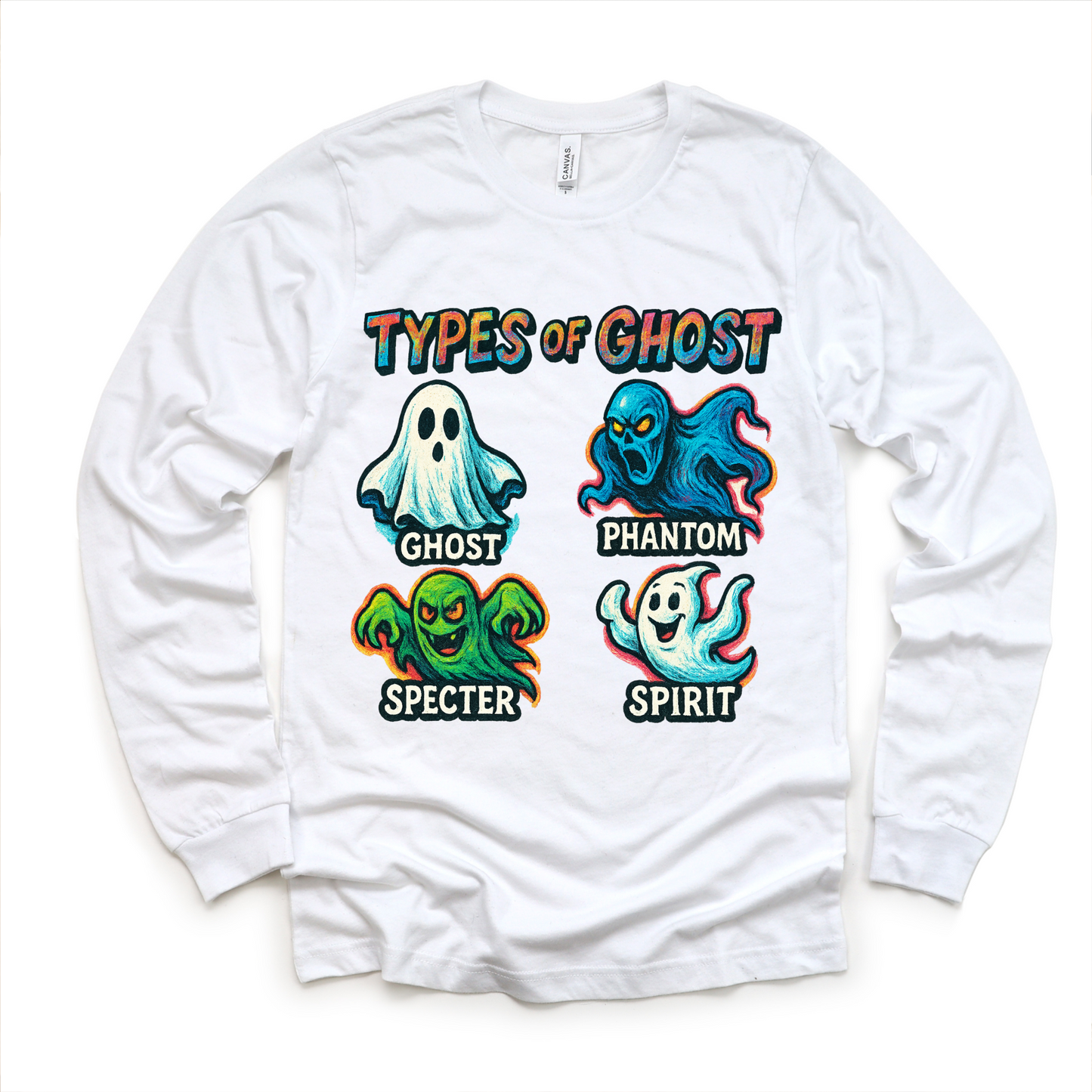 Types Of Ghost Halloween Shirt - Halloween Tee-Miller Ranch TX