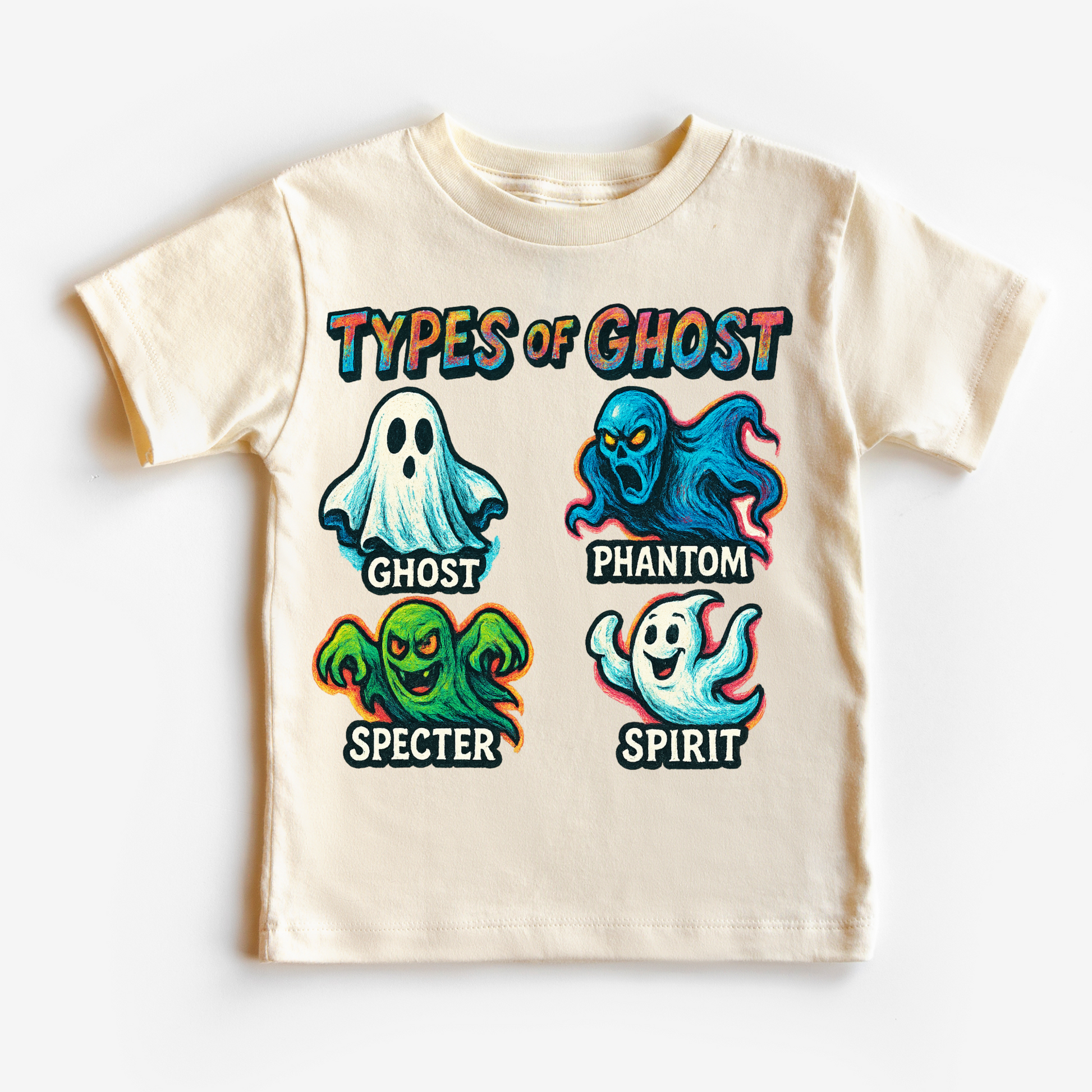 Types Of Ghost Halloween Shirt - Halloween Tee-Miller Ranch TX