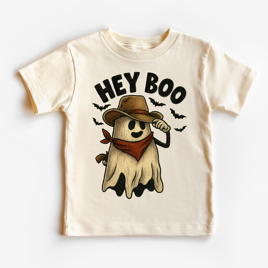 Hey Boo Western Halloween Shirt - Halloween Tee-Miller Ranch TX