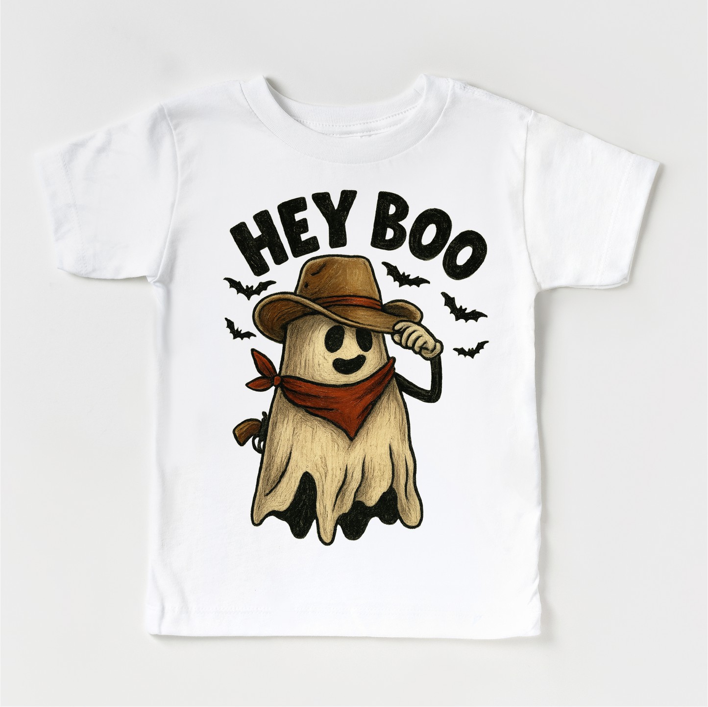 Hey Boo Western Halloween Shirt - Halloween Tee-Miller Ranch TX