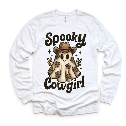 Spooky Cowgirl Halloween Shirt - Halloween Tee-Miller Ranch TX