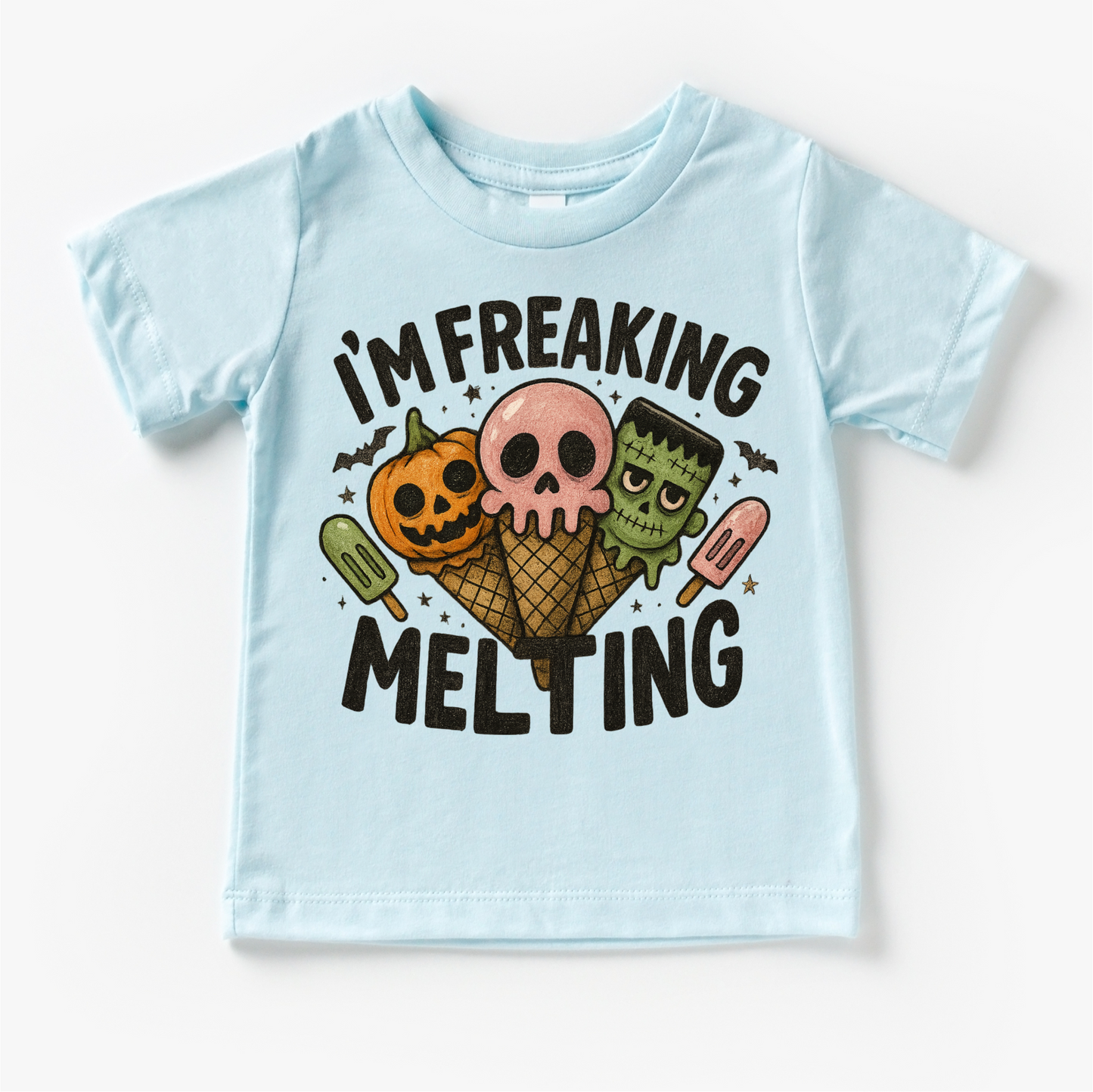 I'm Freaking Melting Ice-cream Halloween Shirt - Halloween Tee-Miller Ranch TX