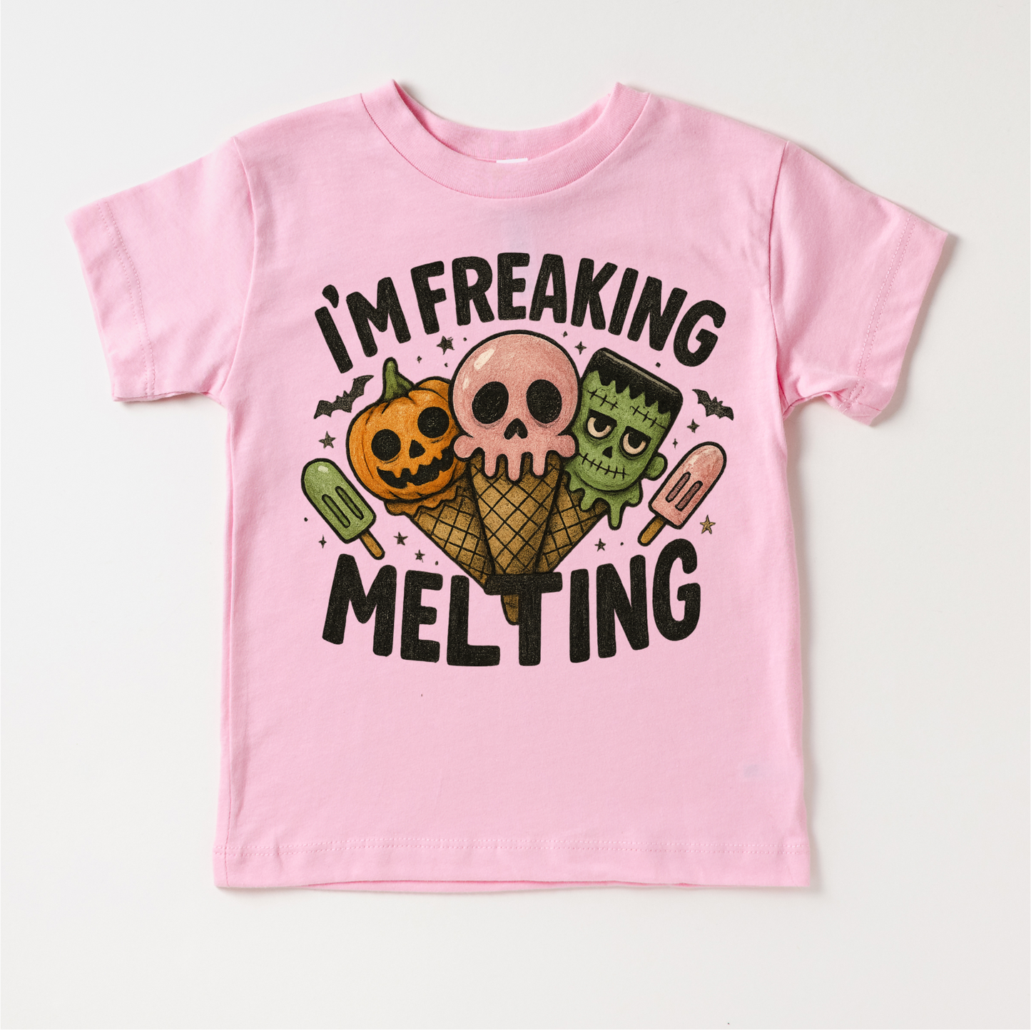 I'm Freaking Melting Ice-cream Halloween Shirt - Halloween Tee-Miller Ranch TX