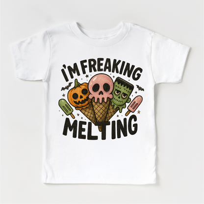 I'm Freaking Melting Ice-cream Halloween Shirt - Halloween Tee-Miller Ranch TX