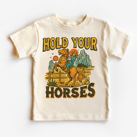 Hold Your Horses Country Western Shirt - Western Tee - MU96-Miller Ranch TX
