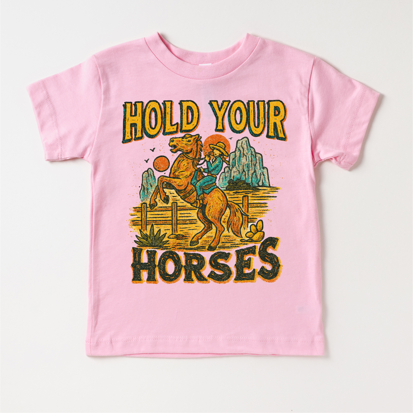 Hold Your Horses Country Western Shirt - Western Tee - MU96-Miller Ranch TX