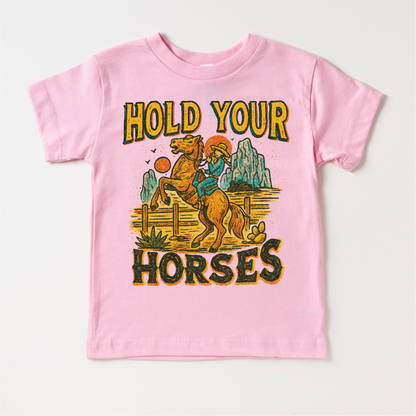 Hold Your Horses Country Western Shirt - Western Tee - MU96-Miller Ranch TX