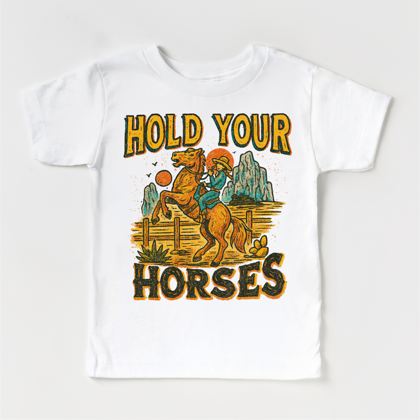 Hold Your Horses Country Western Shirt - Western Tee - MU96-Miller Ranch TX