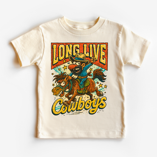 Long Live Cowboys Rodeo Country Western Shirt - Western Tee - MU98-Miller Ranch TX