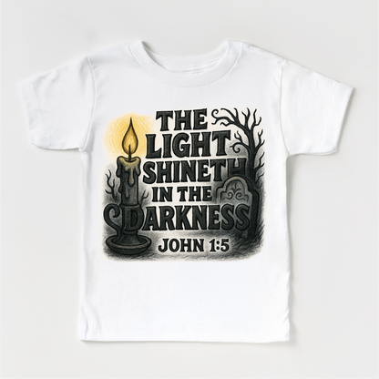 The Light Shineth In The Darkness Shirt - Christian Tee MZ26-Miller Ranch TX