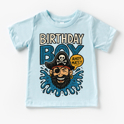 Pirate Birthday Boy Shirt - Boys Birthday Tee MZ32-Miller Ranch TX