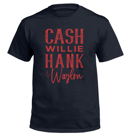 Cash Willie Hank & Waylon-Miller Ranch TX